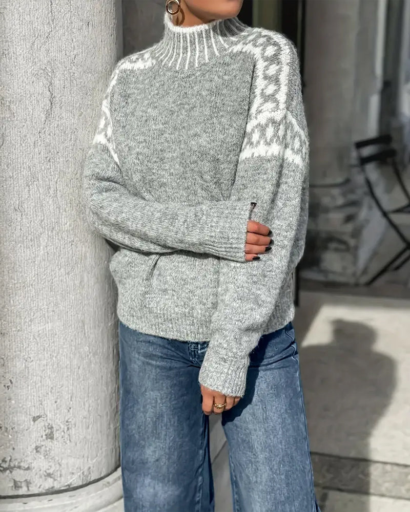 Fleecin™ - Entspannter & Warmer Strickpullover - Image 4