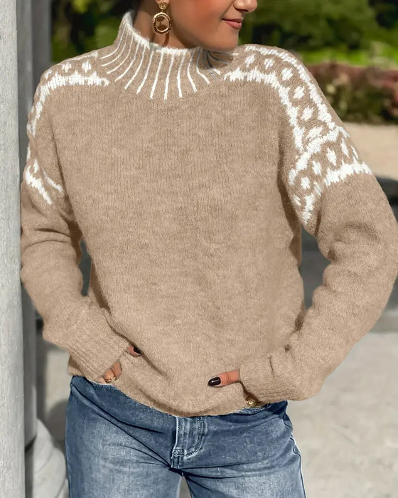 Fleecin™ - Entspannter & Warmer Strickpullover - Image 8
