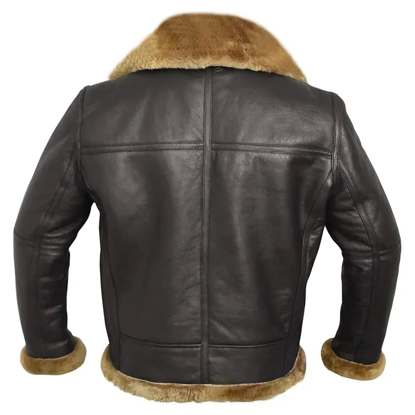 Fletcher™ | Premium Lammfell-Lederjacke - Image 5