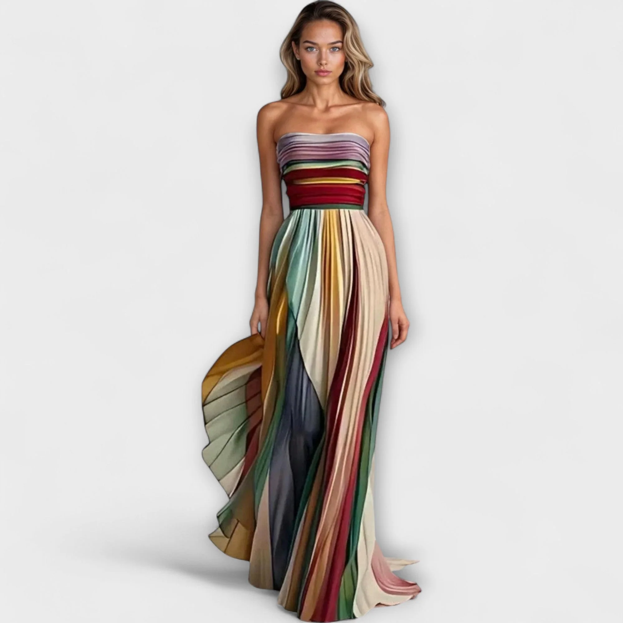 Flora - Elegantes Maxi-Kleid aus Premium-Stoff