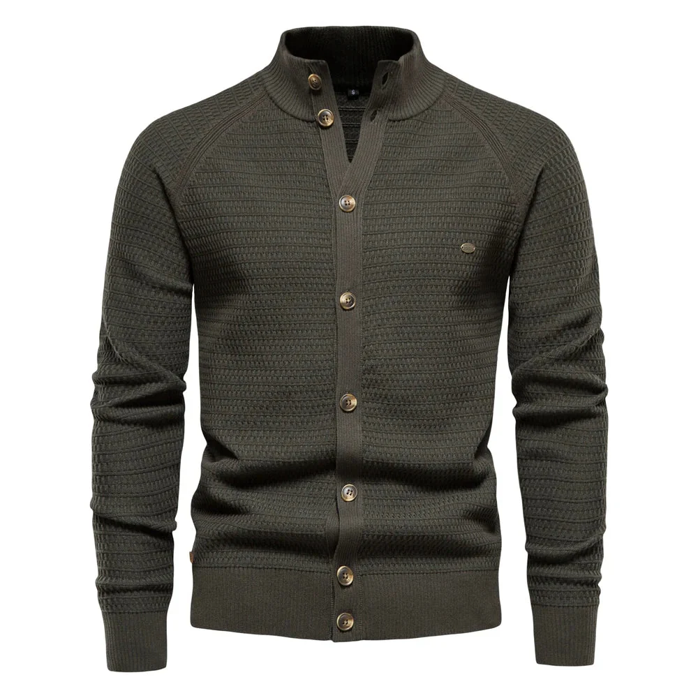 Florencio - Exklusive Baumwoll Strick Jacke - Image 4