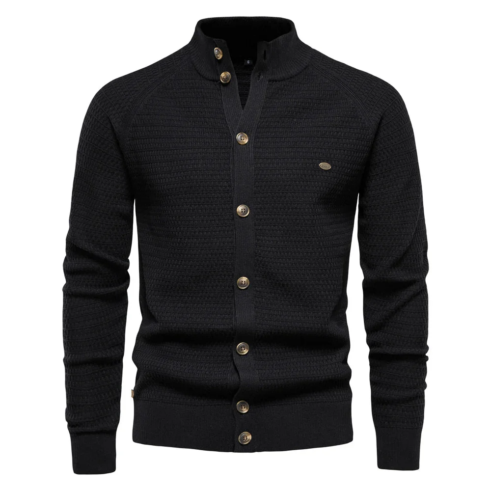 Florencio - Exklusive Baumwoll Strick Jacke - Image 5