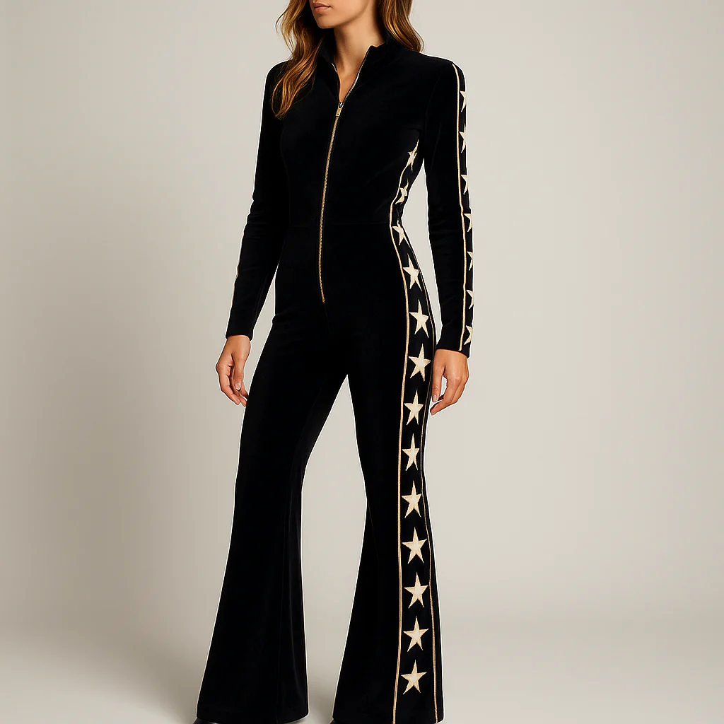 Franziska | Eleganter festlicher Samt Jumpsuit - Image 6