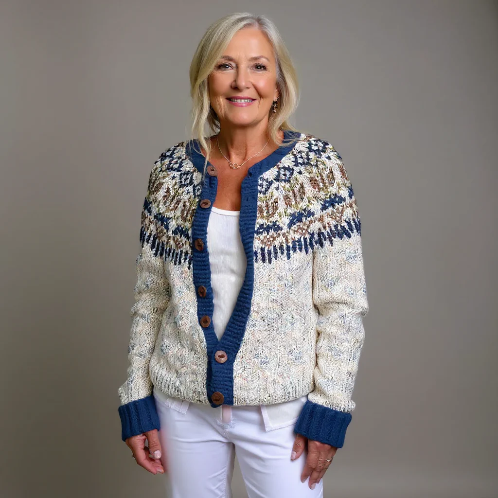 Franziska | Vintage Isländische Strickjacke - Image 2