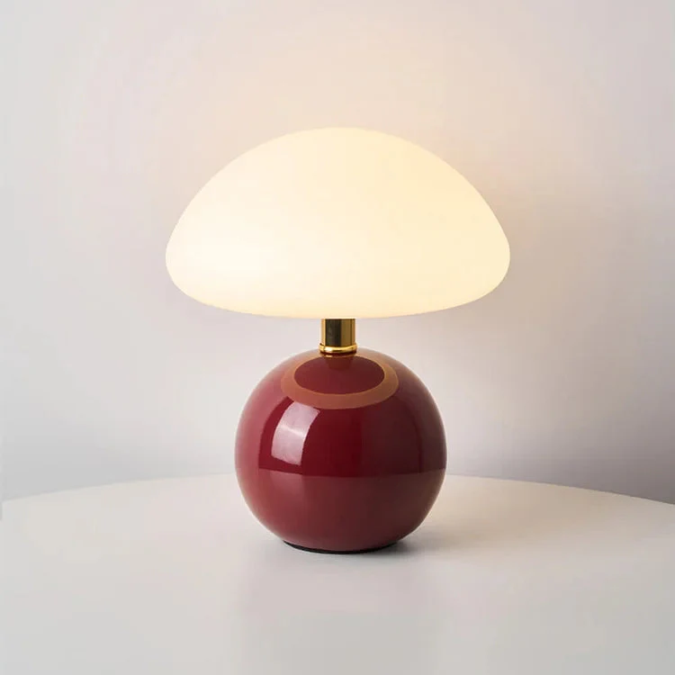 Französische Creme Tischlampe mit LED-Beleuchtung – Einstellbare Farben, Keramik, Durchmesser 20 cm, Höhe 22 cm - Image 11