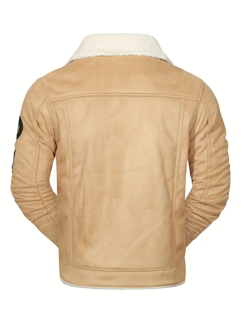 Frederik – Lässige Polyesterjacke Mit Kunstfellfutter - Image 9
