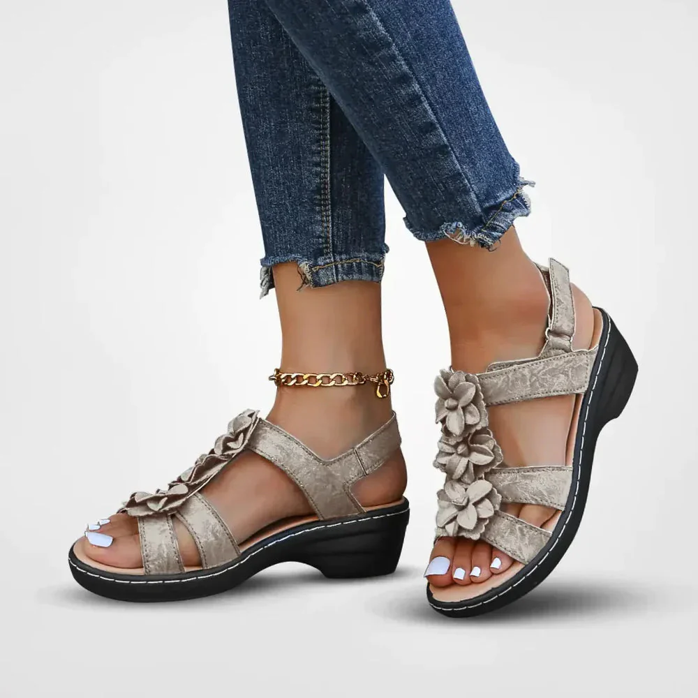 Freja Gepolsterte Ausrichtungs-Slipper – Stützende keilförmige Sandalen - Image 5