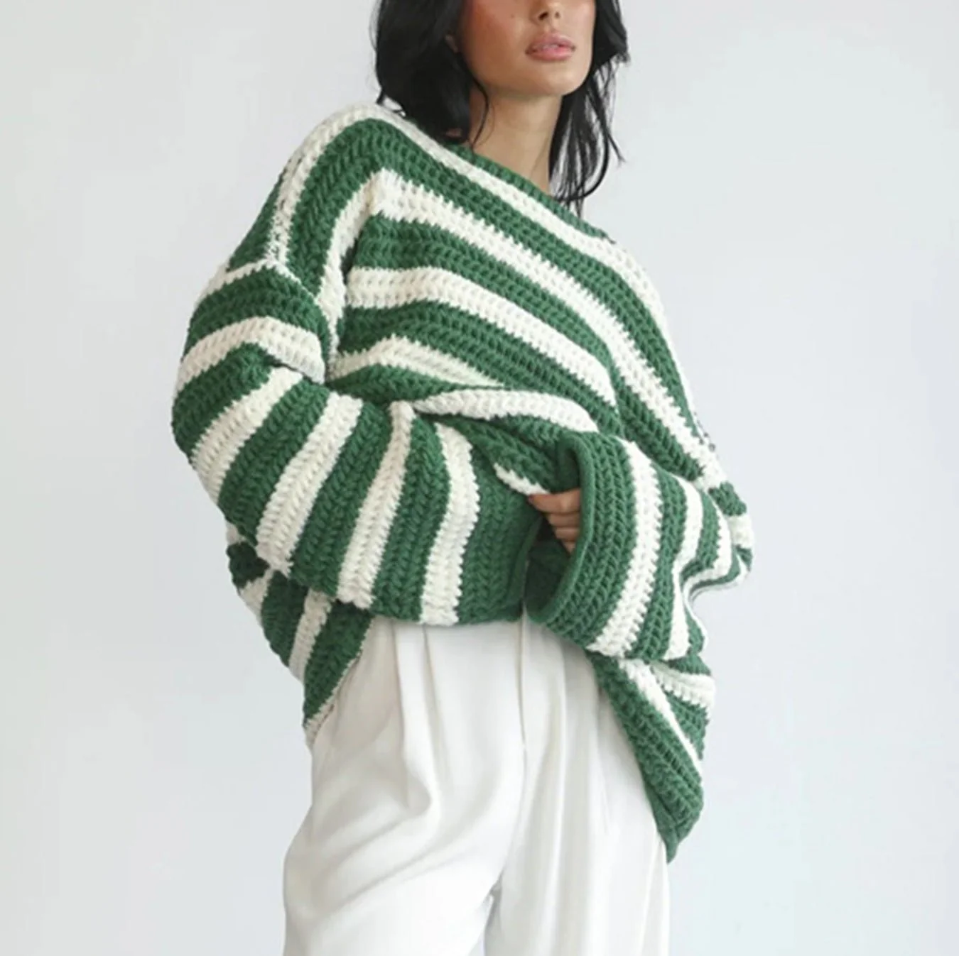 Freya Gestreifter Strickpullover