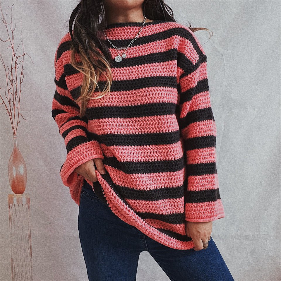 Freya Gestreifter Strickpullover - Image 2