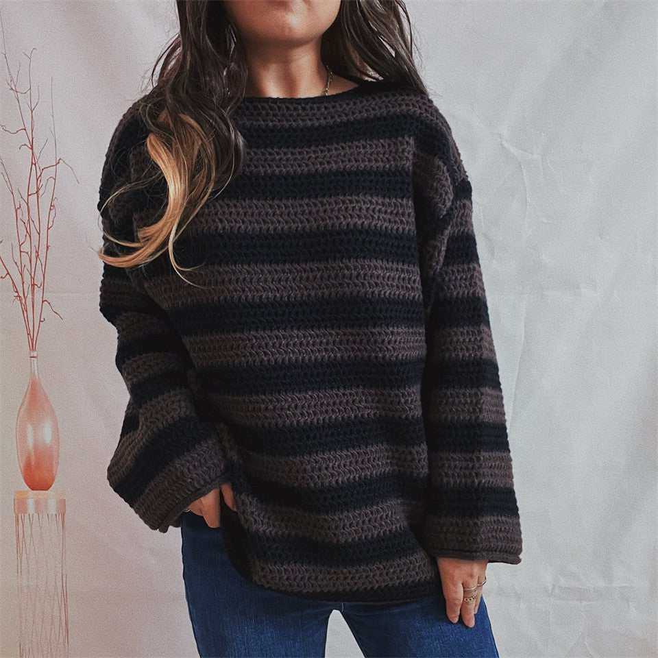 Freya Gestreifter Strickpullover - Image 3