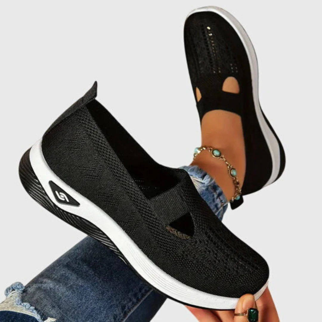 Frieda | Damen Atmungsaktive Slip-On Strick Sneakers - Image 4