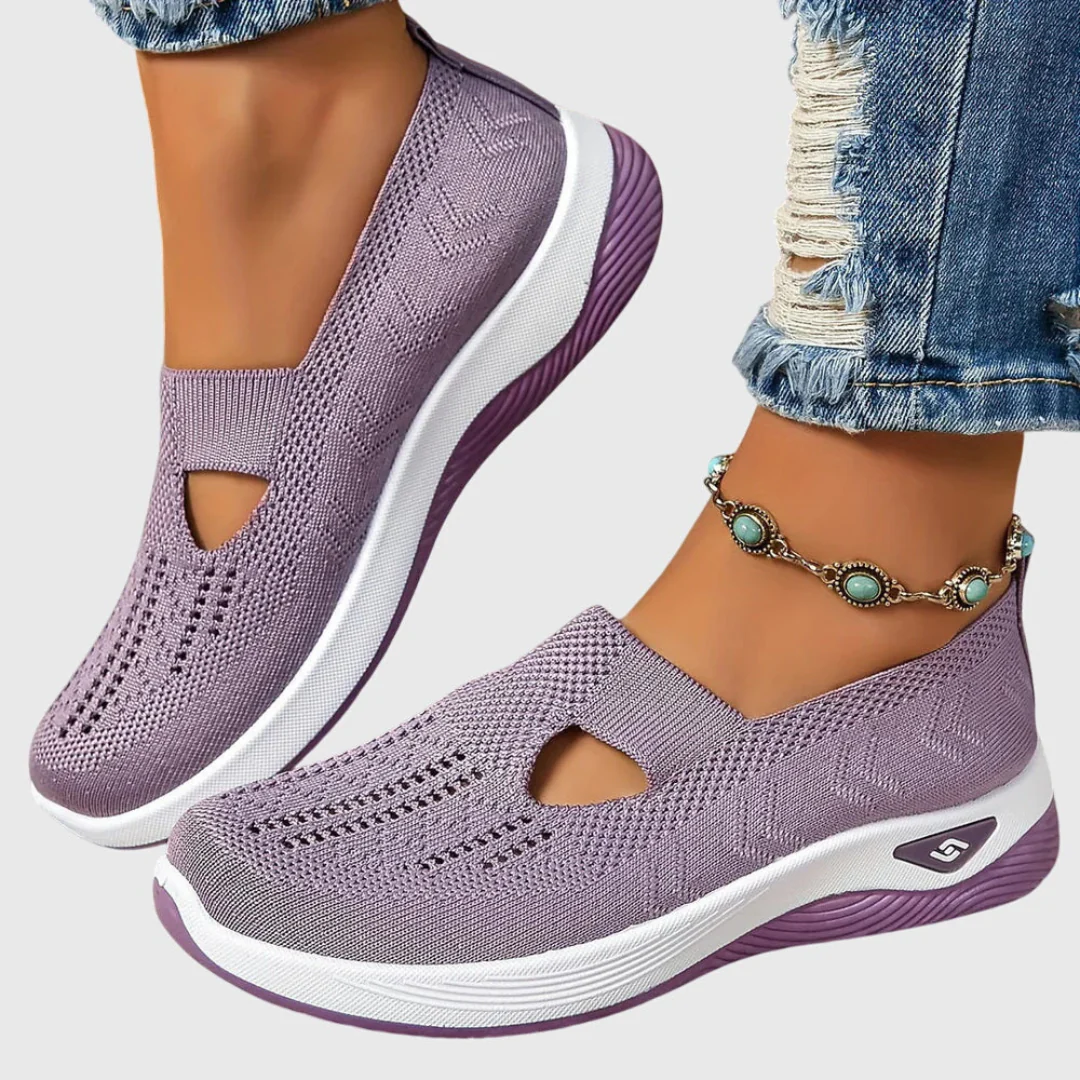 Frieda | Damen Atmungsaktive Slip-On Strick Sneakers - Image 6
