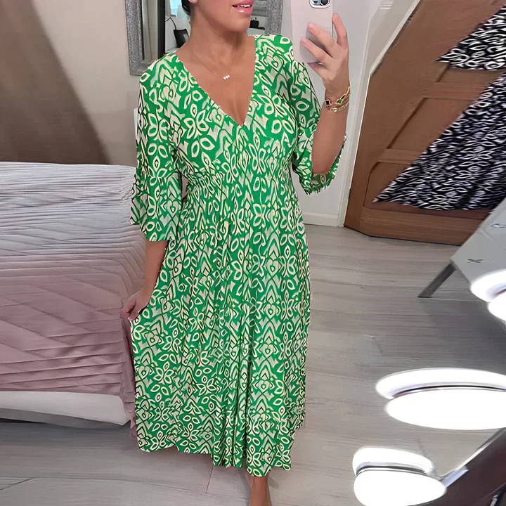 Frieda | Luftiges Sommerkleid mit V-Ausschnitt - Image 3