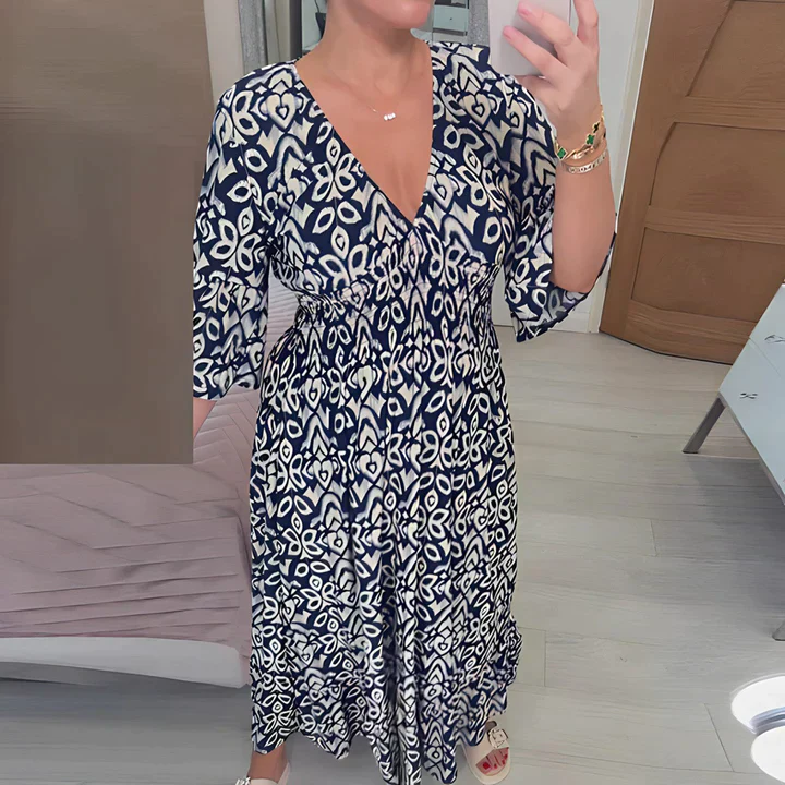 Frieda | Luftiges Sommerkleid mit V-Ausschnitt - Image 5