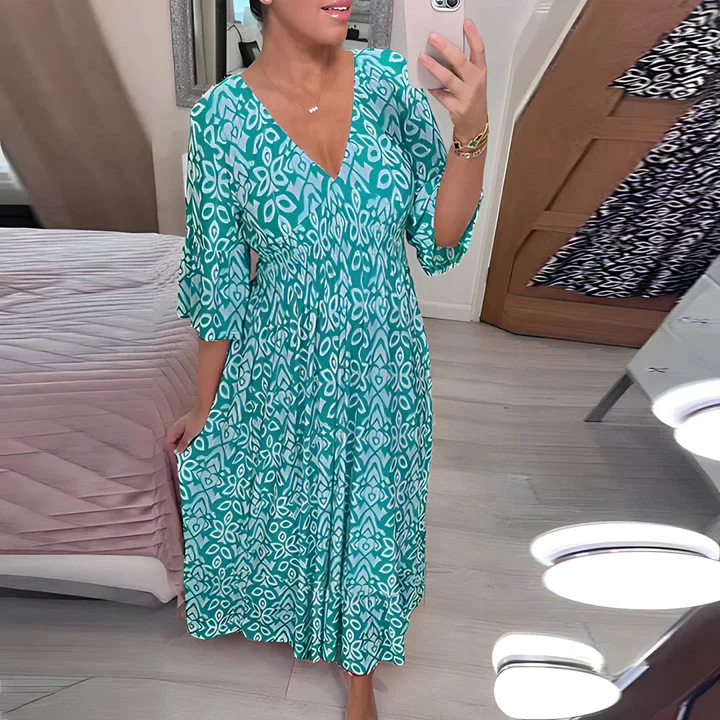 Frieda | Luftiges Sommerkleid mit V-Ausschnitt - Image 6