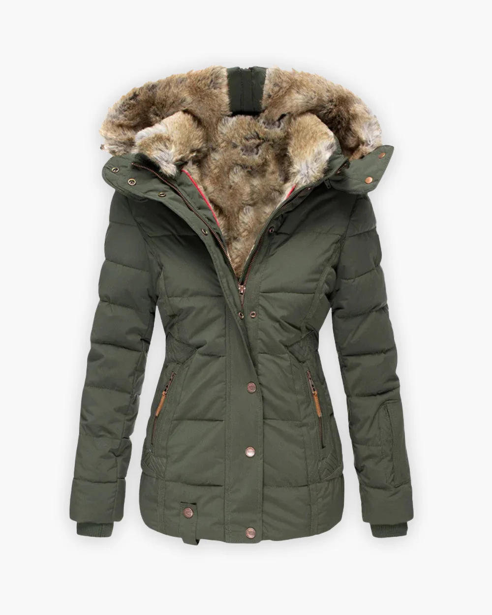 Friederike | Steppjacke mit Fellfutter - Image 6