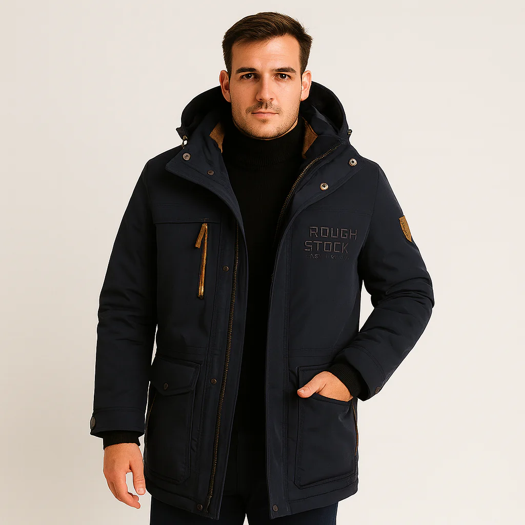 Friedrich | Herren Winter-Fleecejacke mit Kapuze und Reißverschluss - Image 4