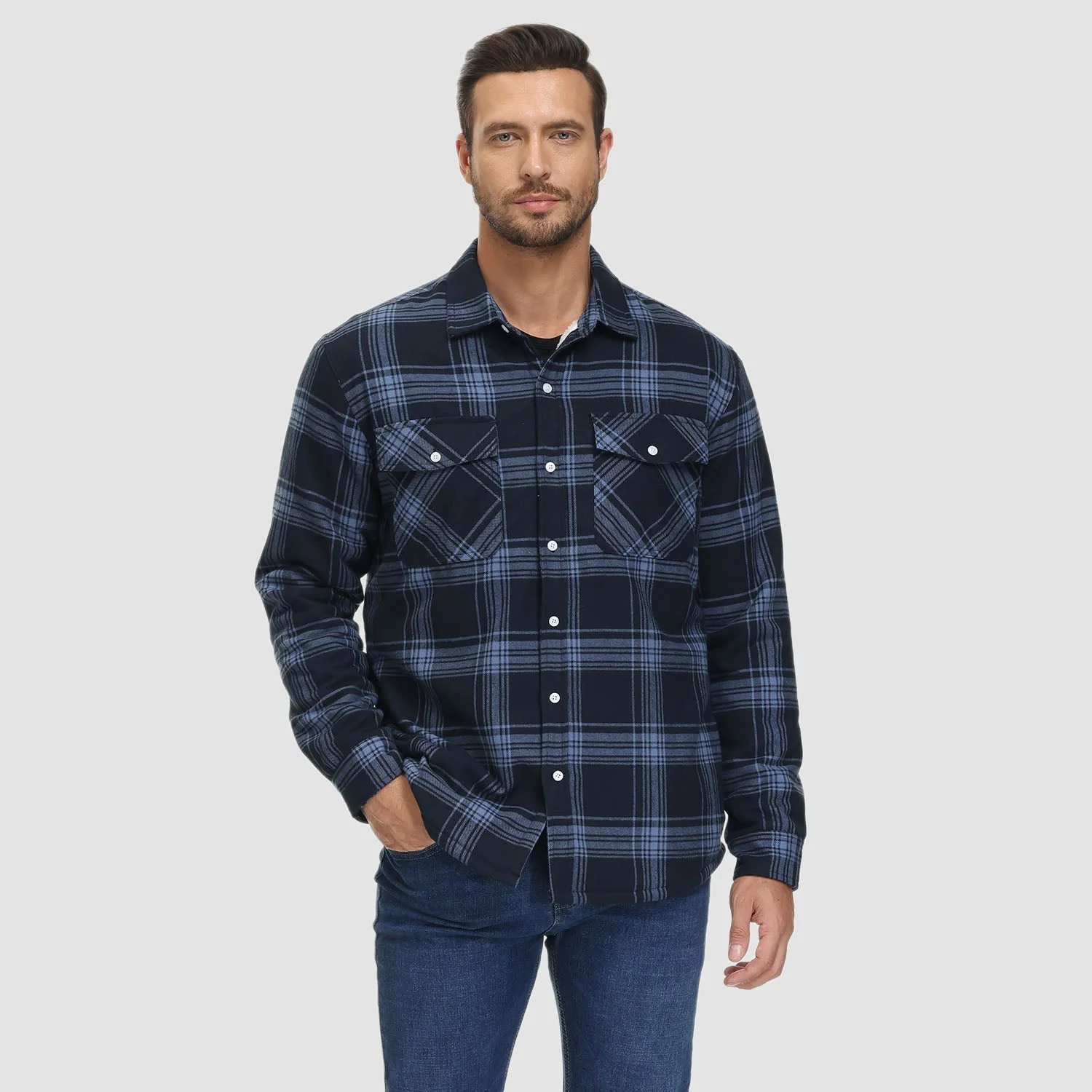 FRITZ | Fleece-Lined Shirt Jacket - Image 11