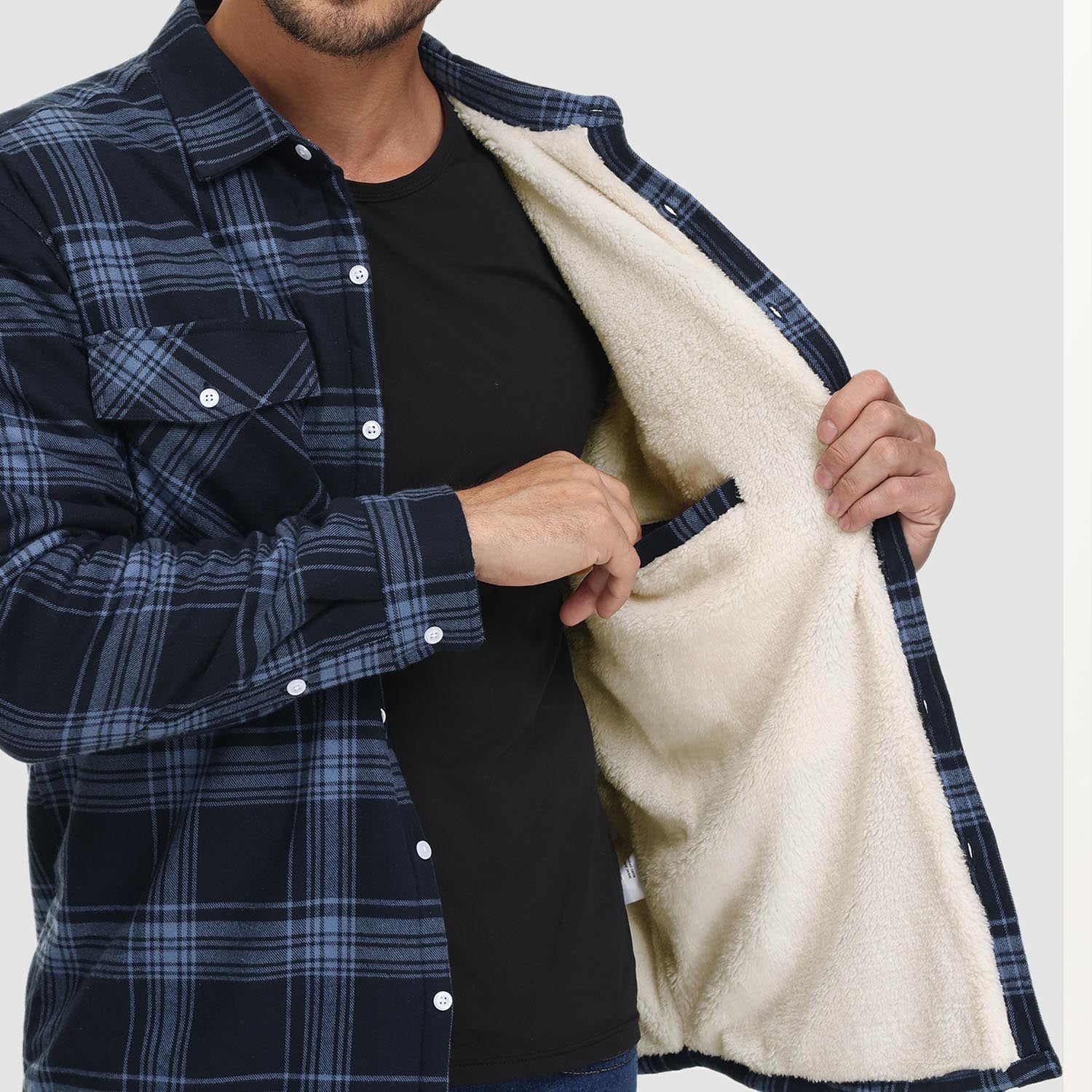 FRITZ | Fleece-Lined Shirt Jacket - Image 9