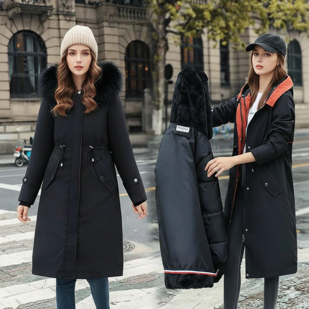 Frostra™ - Damen Winterjacke mit Kapuze und Weichem Kragen - Image 14
