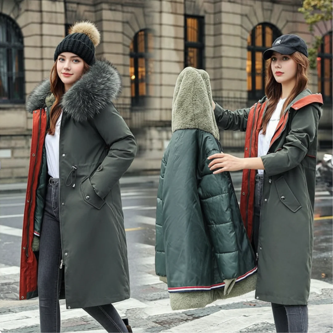 Frostra™ - Damen Winterjacke mit Kapuze und Weichem Kragen - Image 16