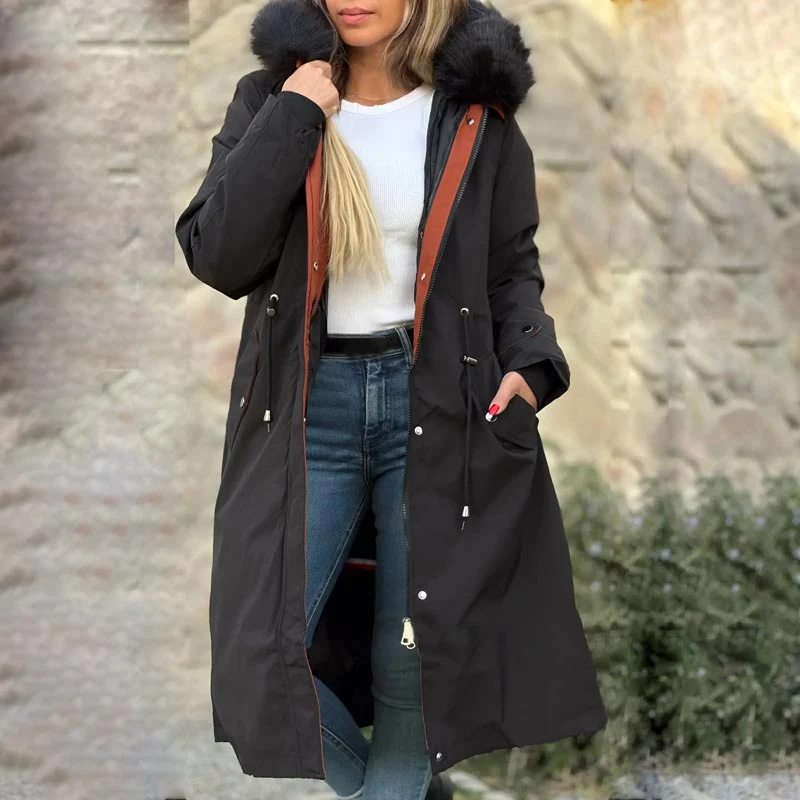 Frostra™ - Damen Winterjacke mit Kapuze und Weichem Kragen - Image 4