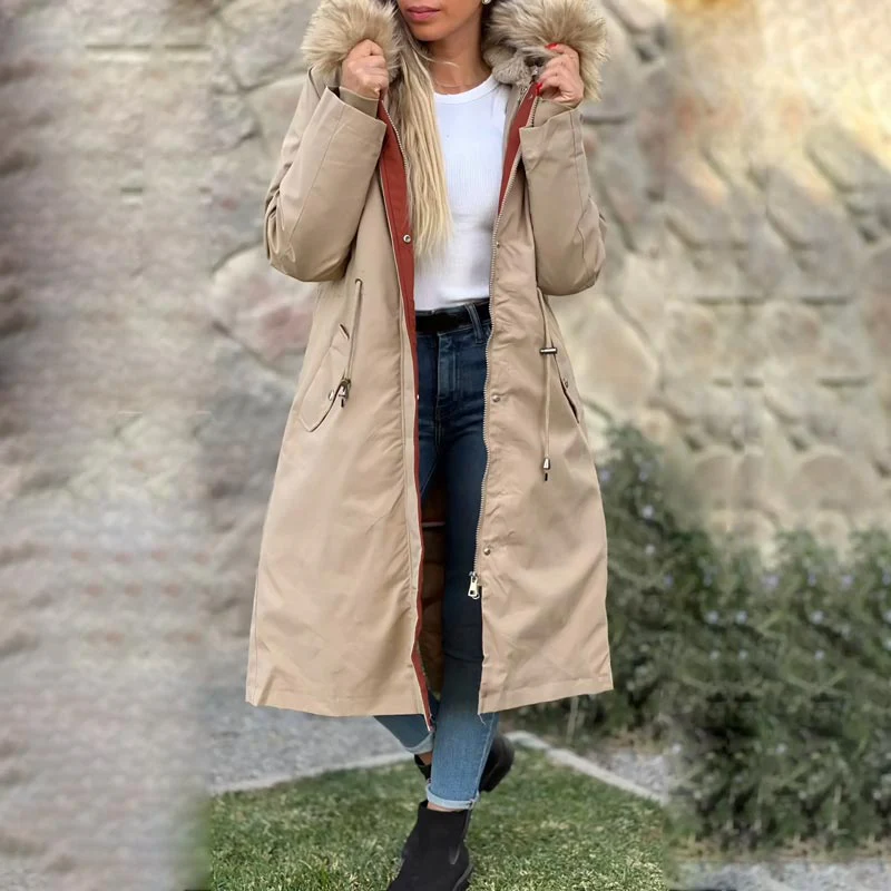 Frostra™ - Damen Winterjacke mit Kapuze und Weichem Kragen - Image 7
