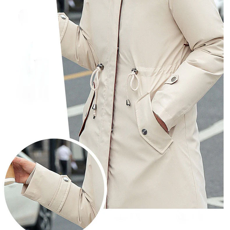 Frostra™ - Damen Winterjacke mit Kapuze und Weichem Kragen - Image 8