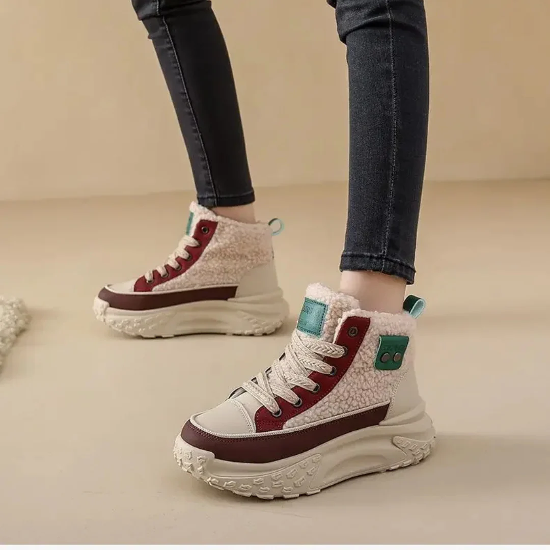 FrostWalk™ – Gefütterte Flache Winterstiefel für Damen mit Plüschfutter - Image 4