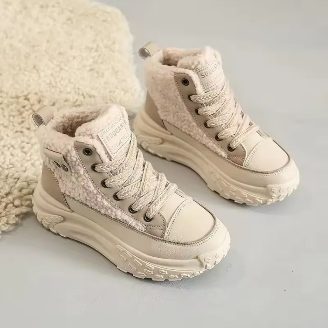FrostWalk™ – Gefütterte Flache Winterstiefel für Damen mit Plüschfutter - Image 8