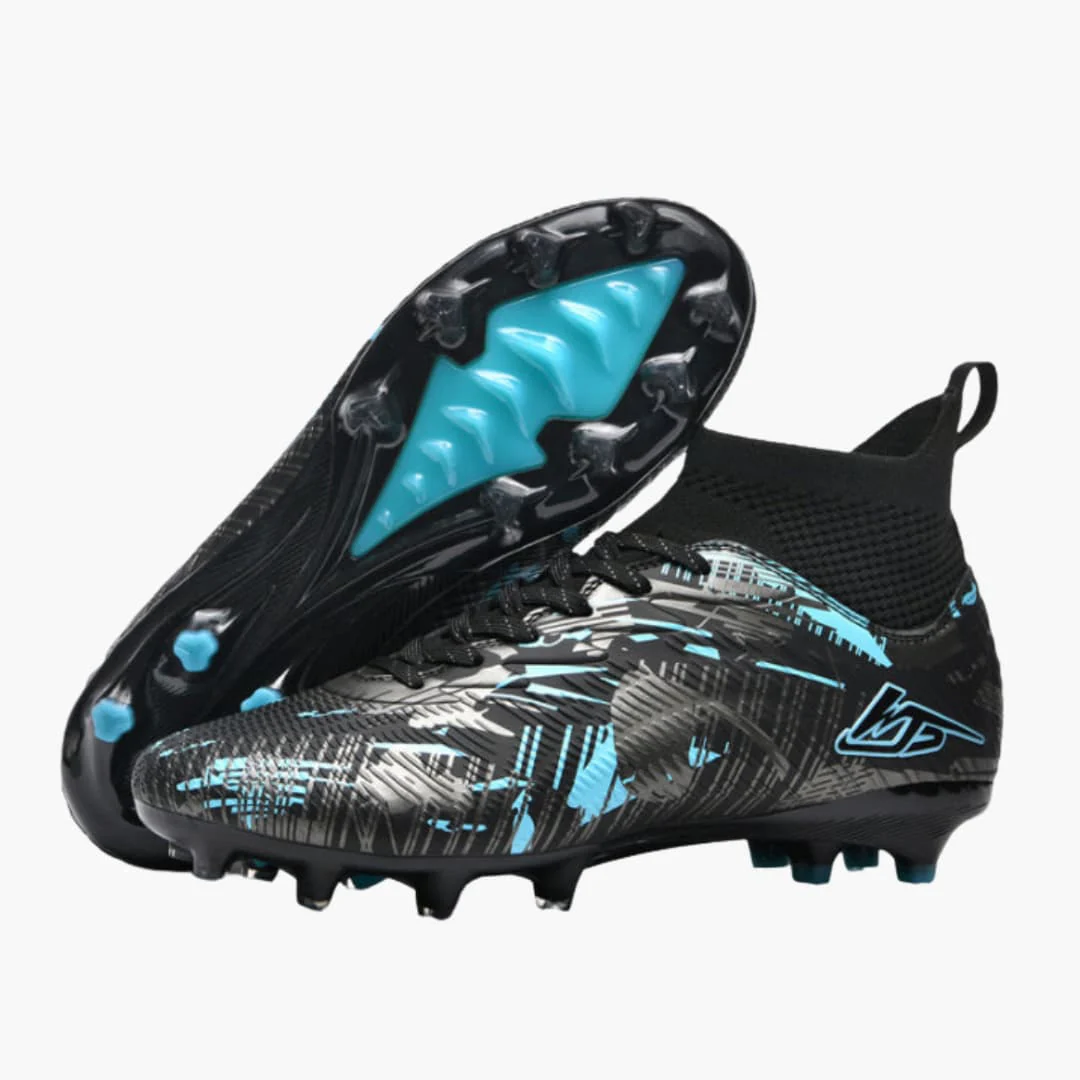 Fußball schuhe für Herren mit Schnürdesign und Traktionsstollen - Image 2