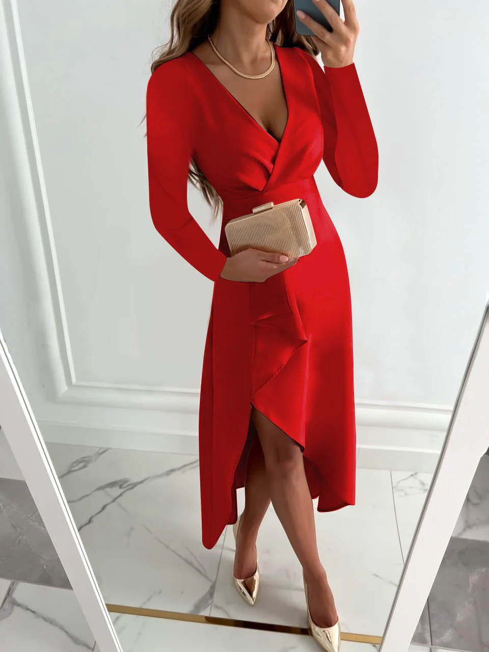 Gaby™ – Elegantes Frauenkleid aus Weichem Stoff - Image 8