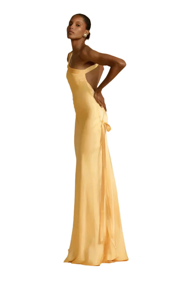 GalaGlide Ein-Schulter Maxi-Kleid – Elegantes asymmetrisches Kleid mit offener Rücken - Image 6