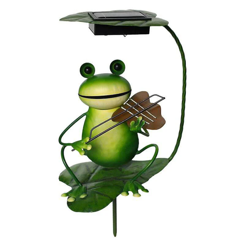 GardenFrog Solarbetriebene Dekorative Leuchte – Verspielte Außenstehleuchte - Image 5