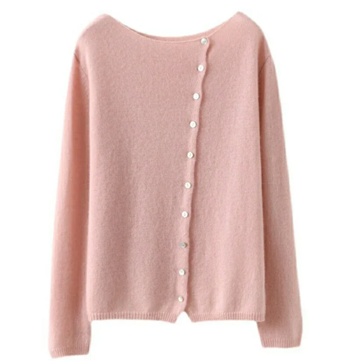 Gemütlicher Anthrazit-Cardigan mit Knöpfen – Mühelose Eleganz