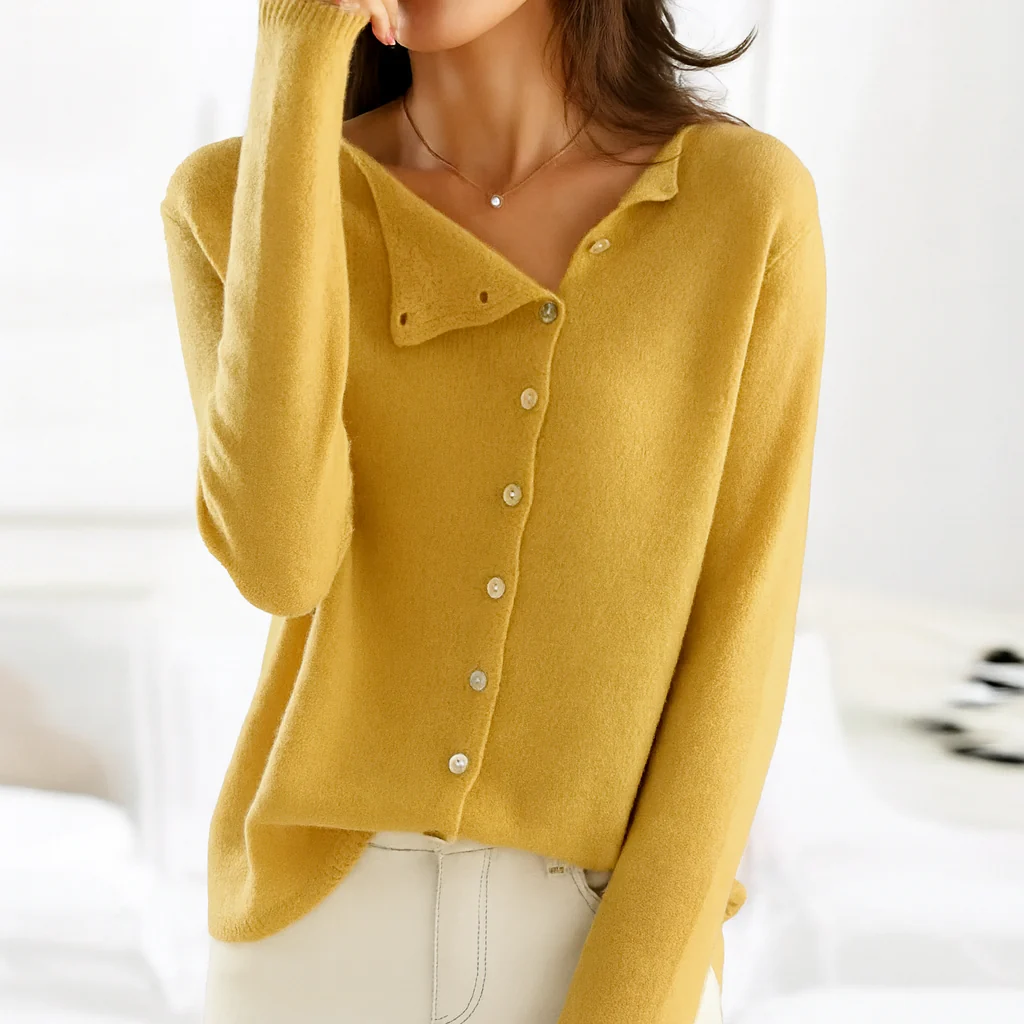 Gemütlicher Anthrazit-Cardigan mit Knöpfen – Mühelose Eleganz - Image 8