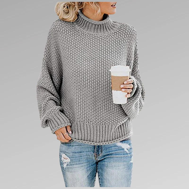 Gemütlicher Damen Strickpullover | Rollkragen - Image 3