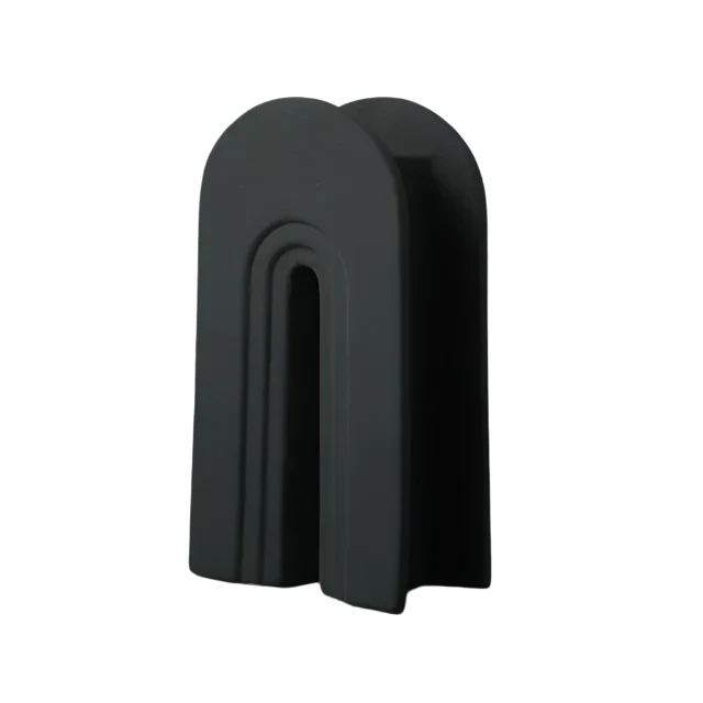 GeoSculpt Handgefertigte Keramikvase – Modernes Geometrisches Design