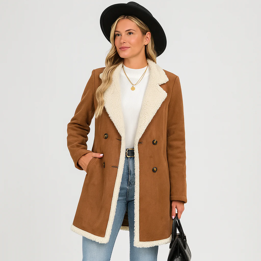 Gerlina | Stylischer Langarmmantel für Damen - Image 3