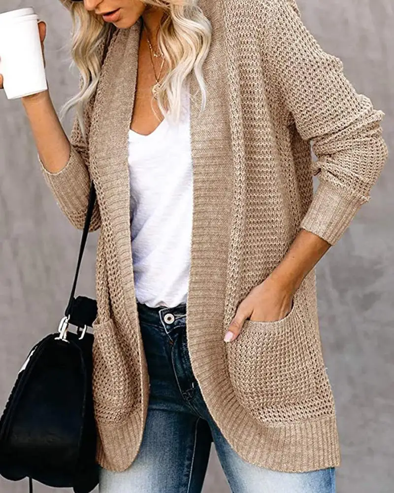 Geschwungene Strickjacke - Image 4