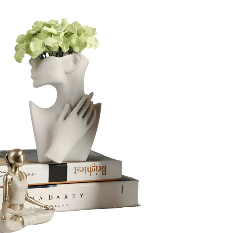 Gesichtsform Keramische Designvase - Image 2