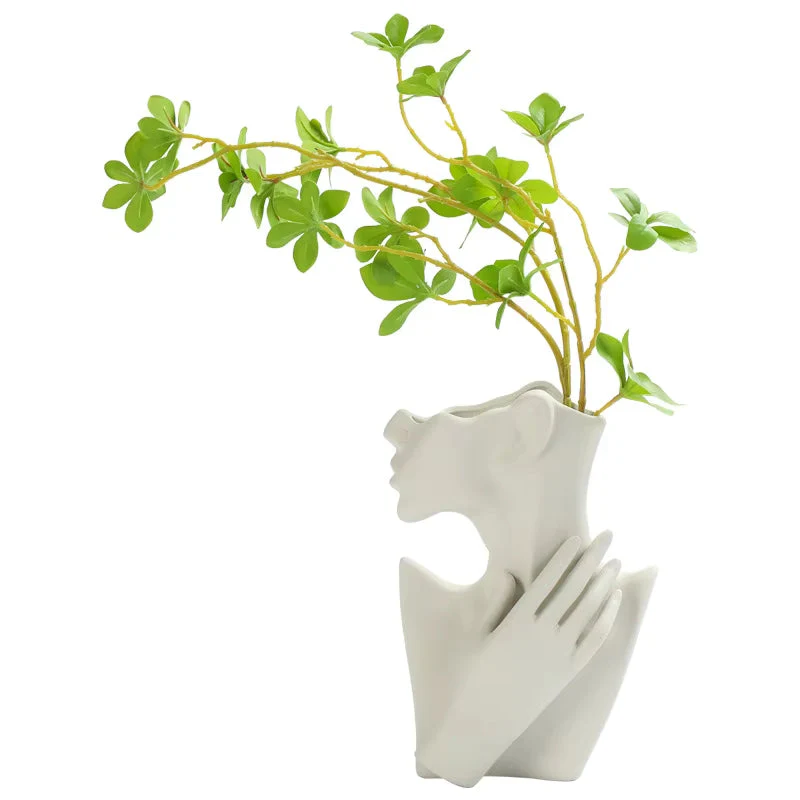 Gesichtsform Keramische Designvase - Image 3