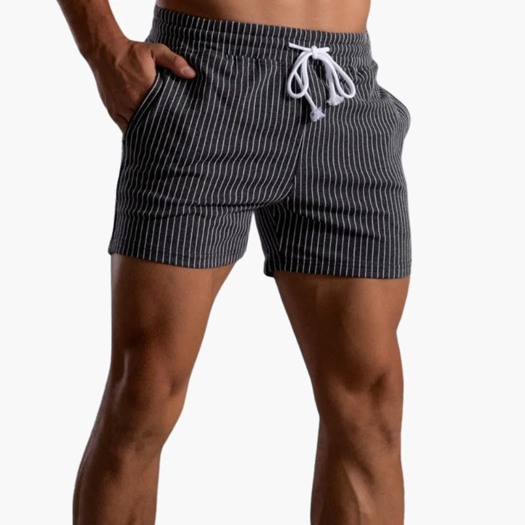 Gestreifte Shorts mit Kordelzug - für Herren im Sommerstil - Image 13
