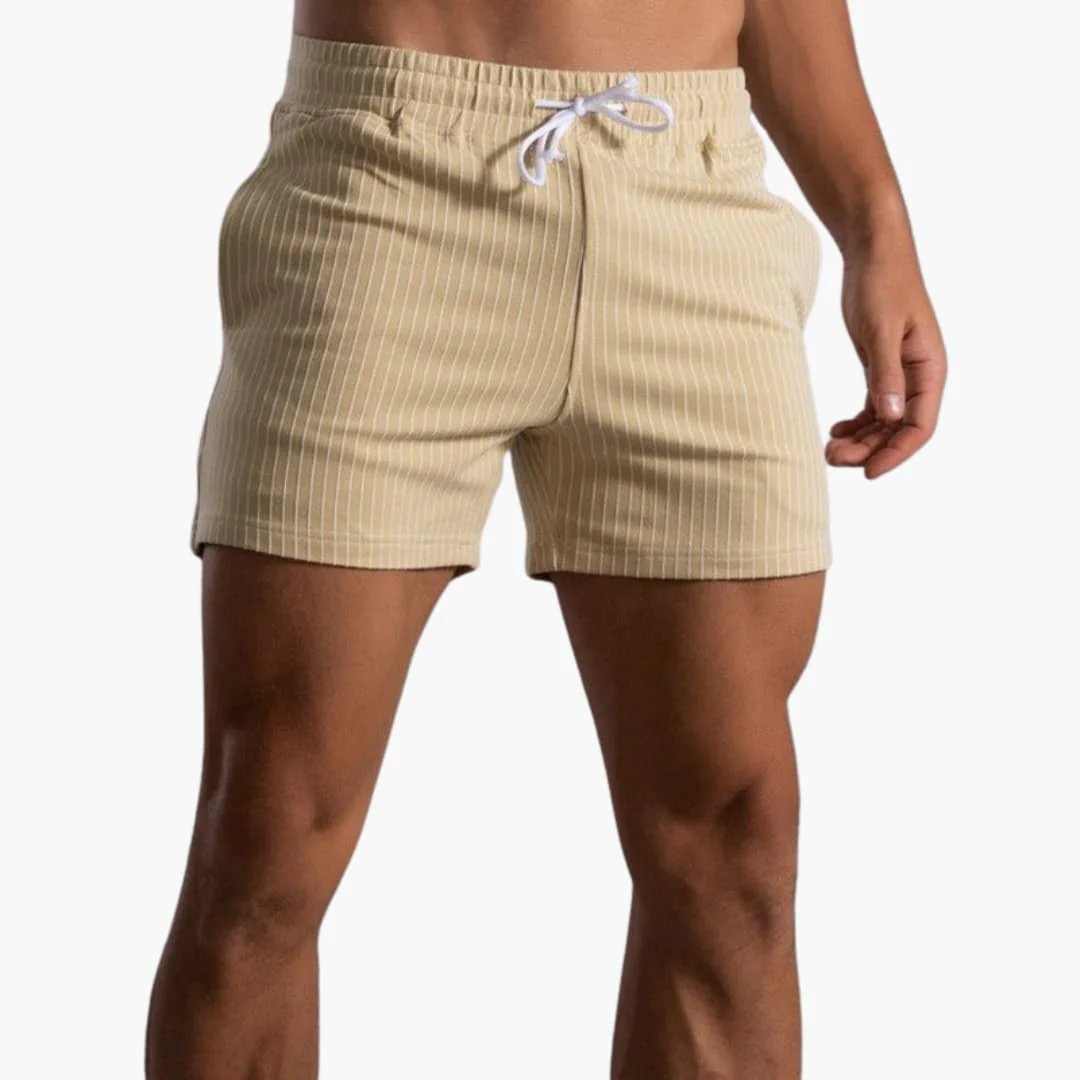 Gestreifte Shorts mit Kordelzug - für Herren im Sommerstil - Image 7