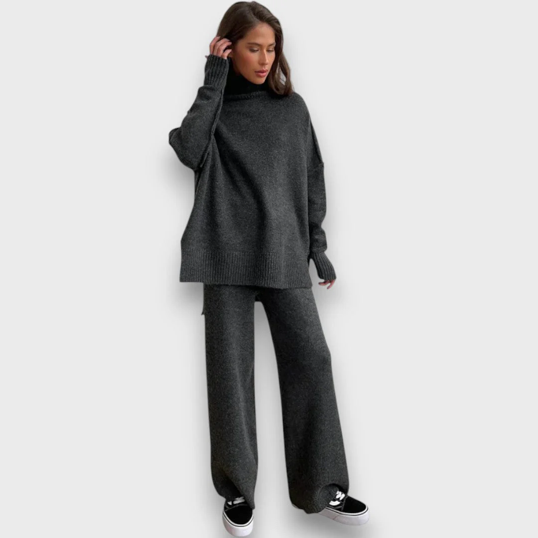 Gevanna – Zweiteiliges Strickset mit Rollkragen - Image 11