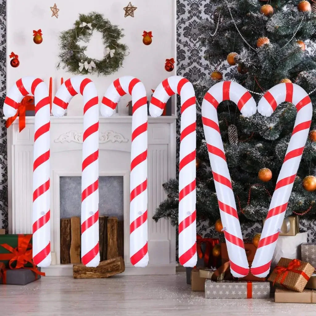 GiantCandy | Aufblasbare Weihnachtszuckerstangen-Dekorationen