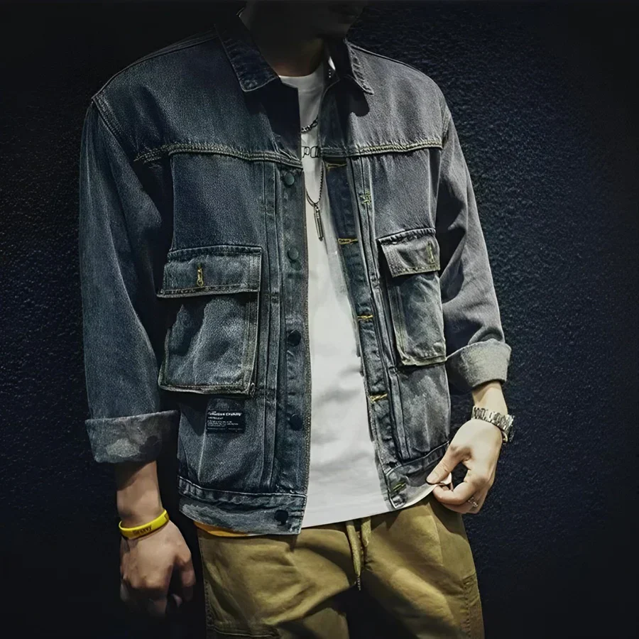 Gilroy - lässige jeansjacke aus baumwolle - Image 4