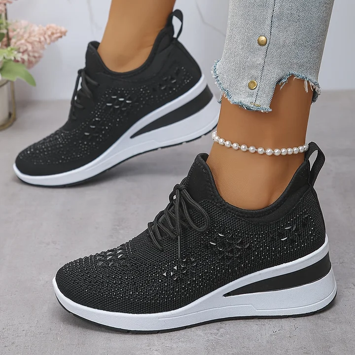 Giselle – Orthopädische Sneakers mit funkelnden Strasssteinen - Image 13