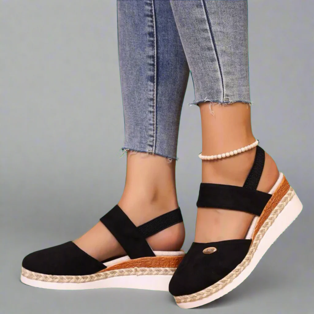 Gitta | Plus-Size Keilsandalen für Damen – Bequem und Vielseitig