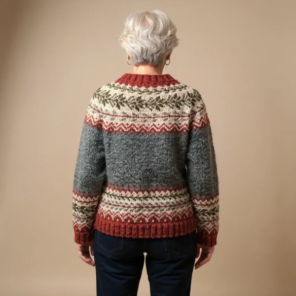 Giulia - Handge Fertigt Woll Pullover - Image 2